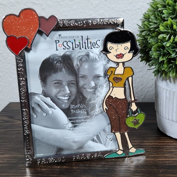 Connoisseur Other - Connoisseur Possibilities Metal Friends Forever Picture Frame Enameled/Metal